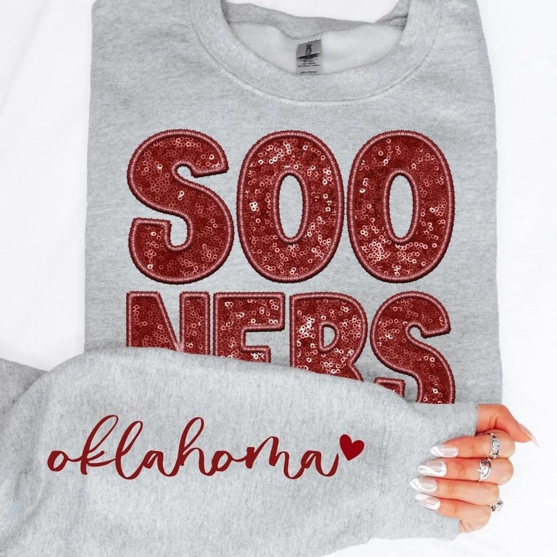 Sooners + Sleeve|Infant|Toddler|Youth 8.5|Adult 11″|Adult 12″