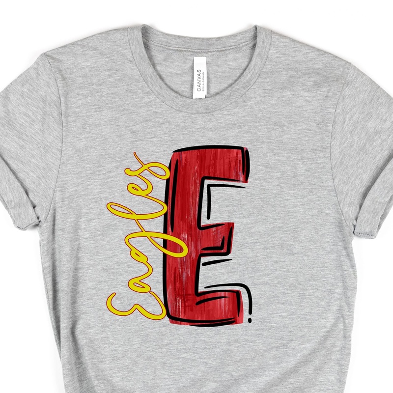 Red And Black Eagles|Pocket 3.5″-4″|Infant|Toddler|Youth 8.5|Adult 11″|Adult 12″