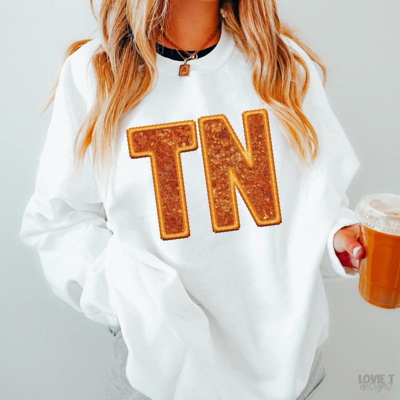 Tn Faux Orange Sequins|Pocket 3.5″-4″|Infant|Toddler|Youth 8.5|Adult 11″|Adult 12″