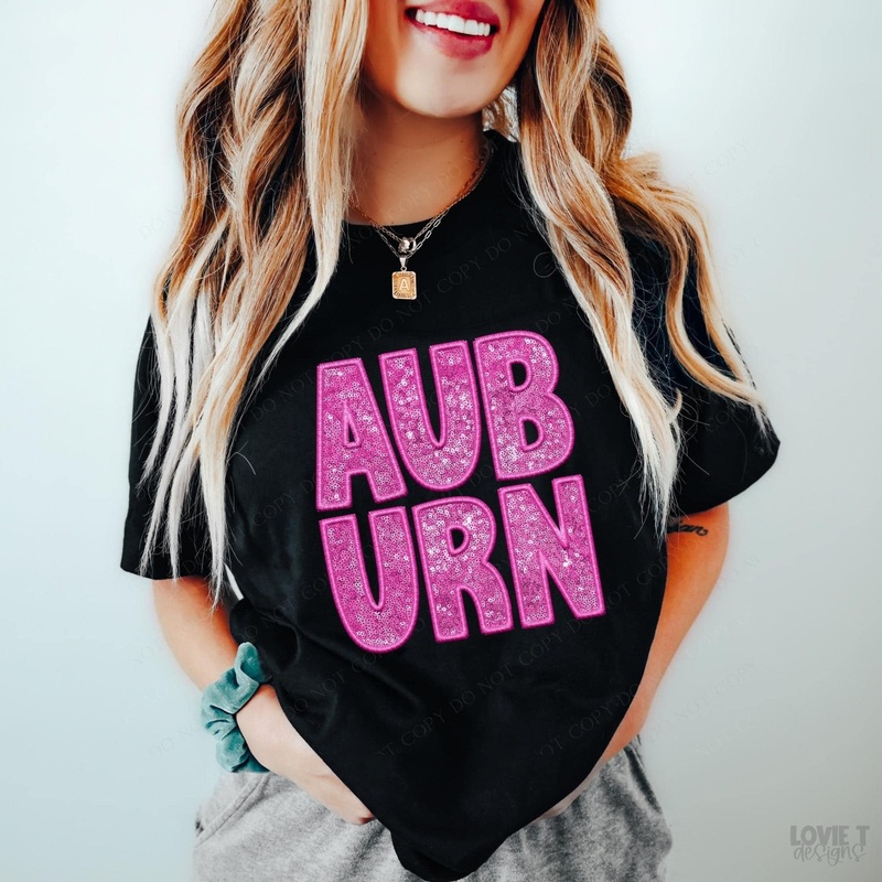 Auburn Embroidery & Sequin In Pink