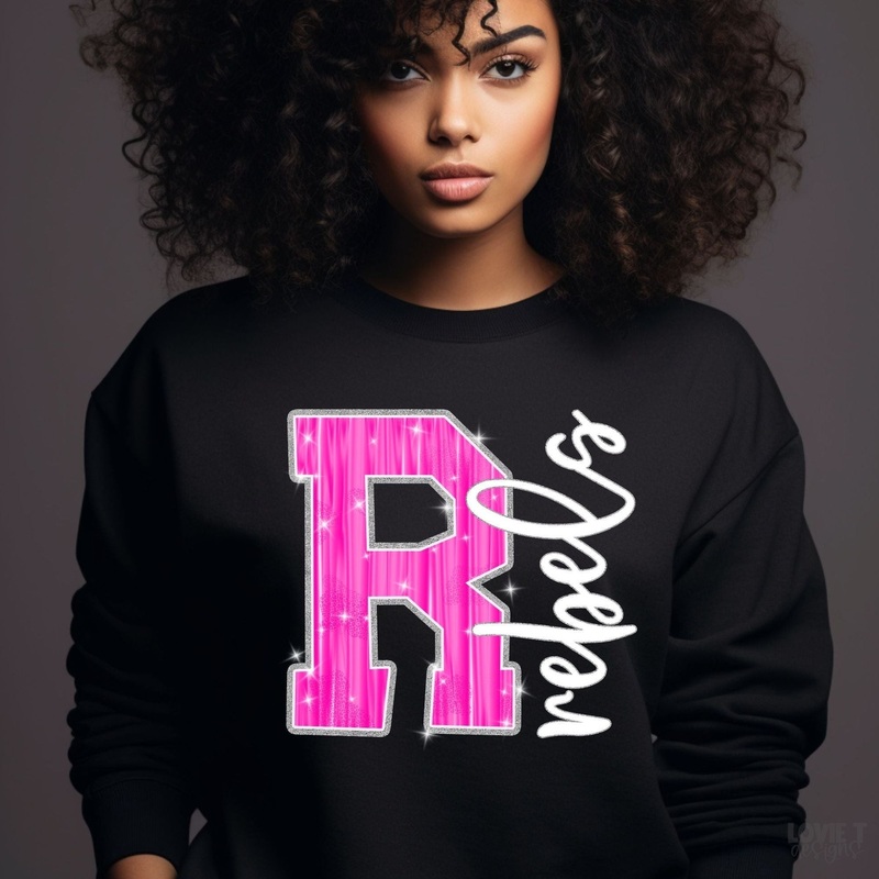 Rebels Pink Sparkle|Pocket 3.5″-4″|Infant|Toddler|Youth 8.5|Adult 11″|Adult 12″