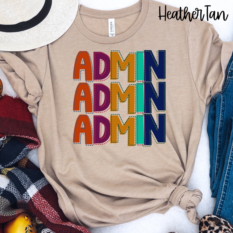 STITCHED ADMIN|Pocket 3.5″-4″|Infant|Toddler|Youth 8.5|Adult 11″|Adult 12″