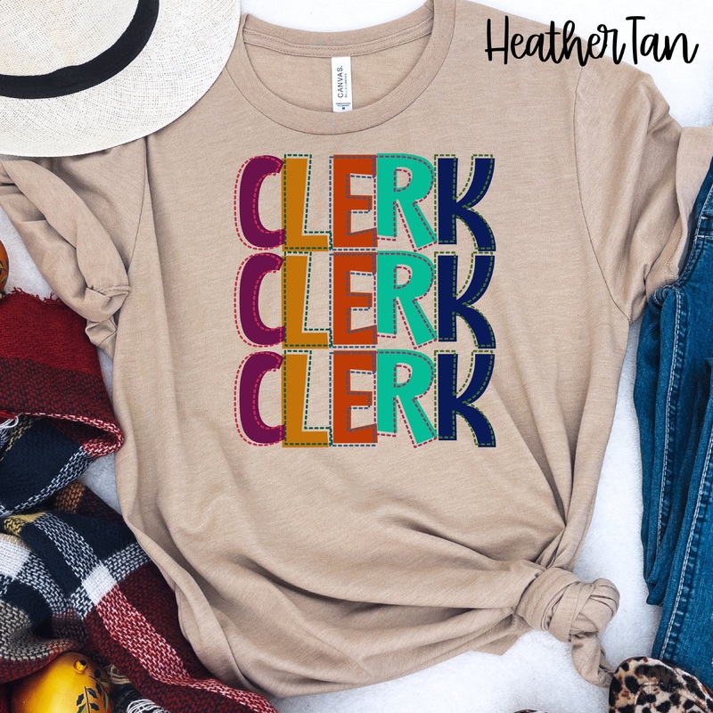 STITCHED CLERK|Pocket 3.5″-4″|Infant|Toddler|Youth 8.5|Adult 11″|Adult 12″