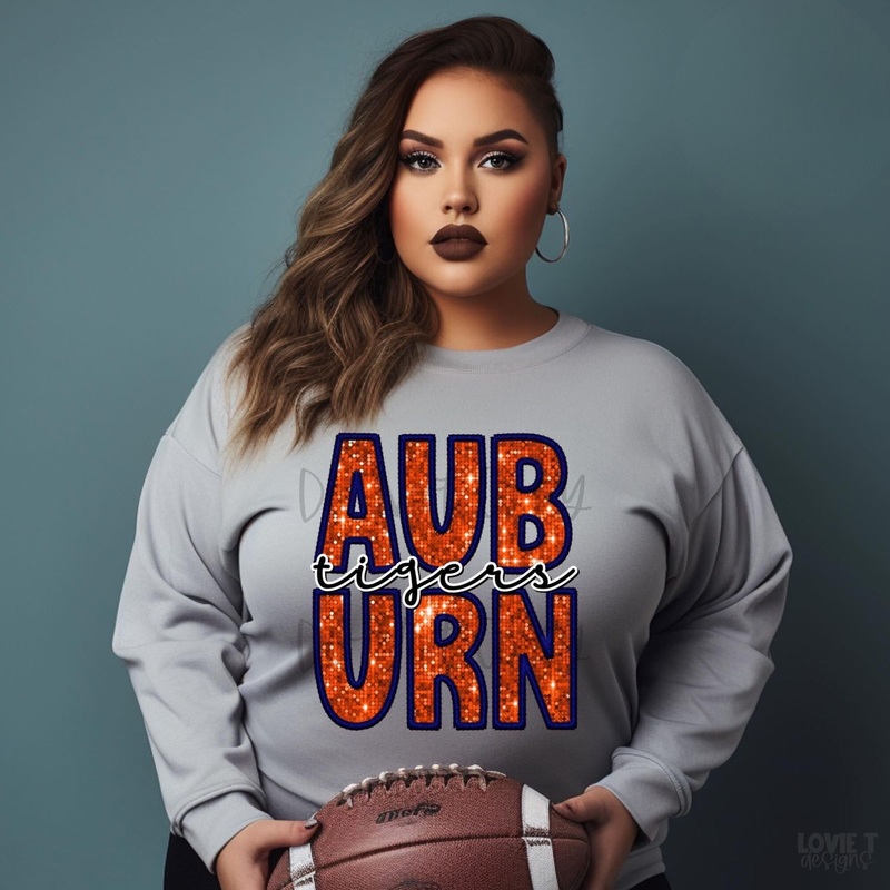 Auburn Tigers|Pocket 3.5″-4″|Infant|Toddler|Youth 8.5|Adult 11″|Adult 12″