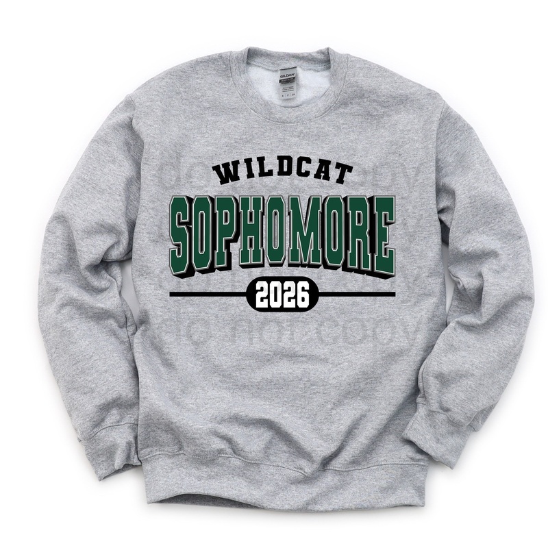 Custom Sophomore Unisex|Pocket 3.5″-4″|Infant|Toddler|Youth 8.5|Adult 11″|Adult 12″|Mockup Only