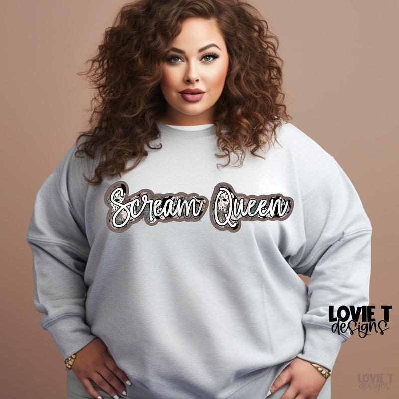 Scream Queen Faux|Pocket|Infant|Toddler|Youth|Adult 11″|Adult 12″