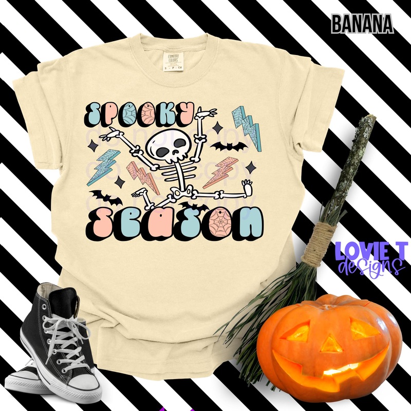 Spooky Season Skeleton|Pocket|Infant|Toddler|Youth|Adult 11″|Adult 12″