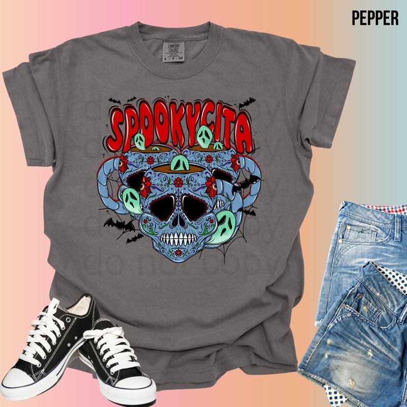 Spookycita Skull Mug|Pocket|Infant|Toddler|Youth|Adult 11″|Adult 12″
