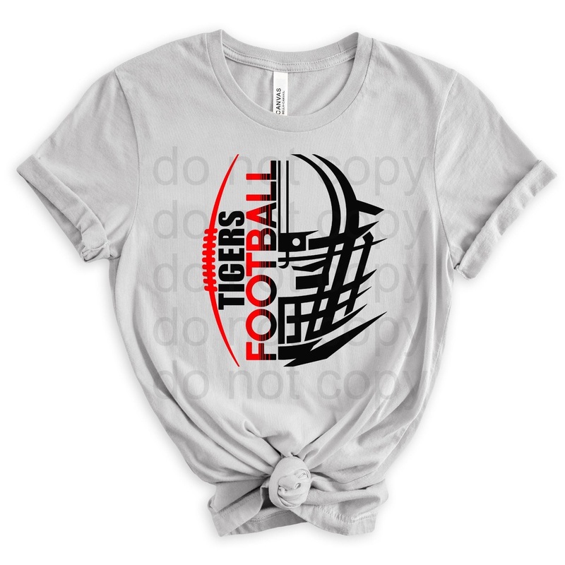 Tigers Football|Pocket|Infant|Toddler|Youth|Adult 11″|Adult 12″