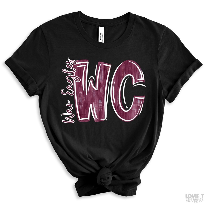 War Eagles Maroon And White Wc