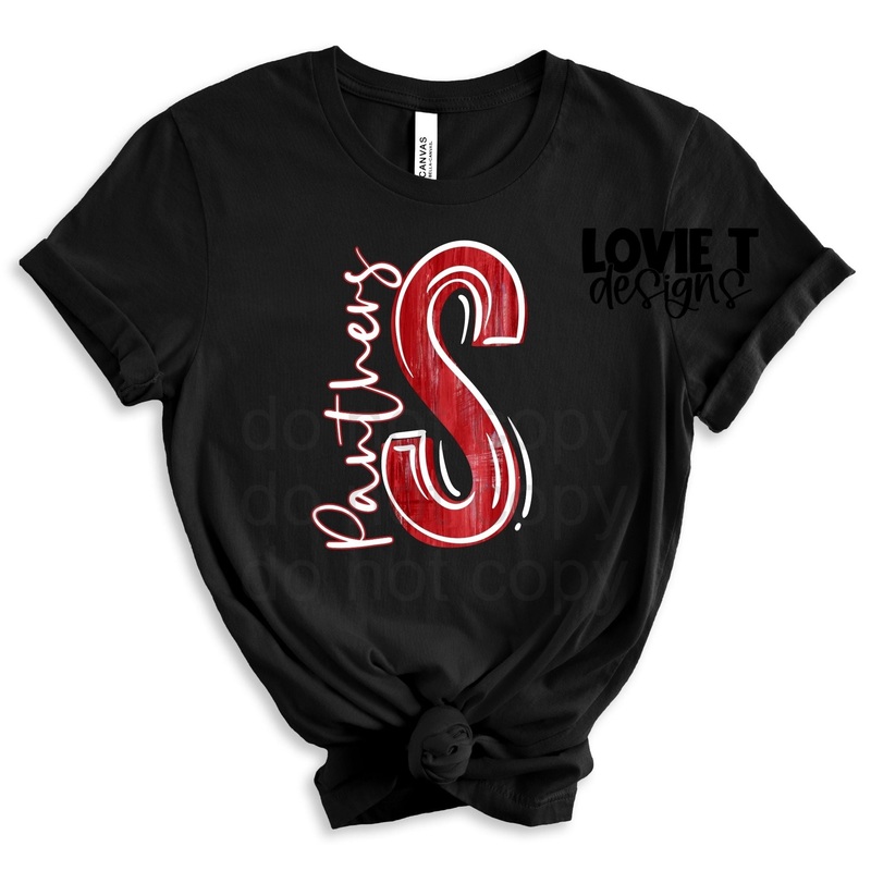 Red And White S Panthers|Pocket 3.5″-4″|Infant|Toddler|Youth 8.5|Adult 11″|Adult 12″