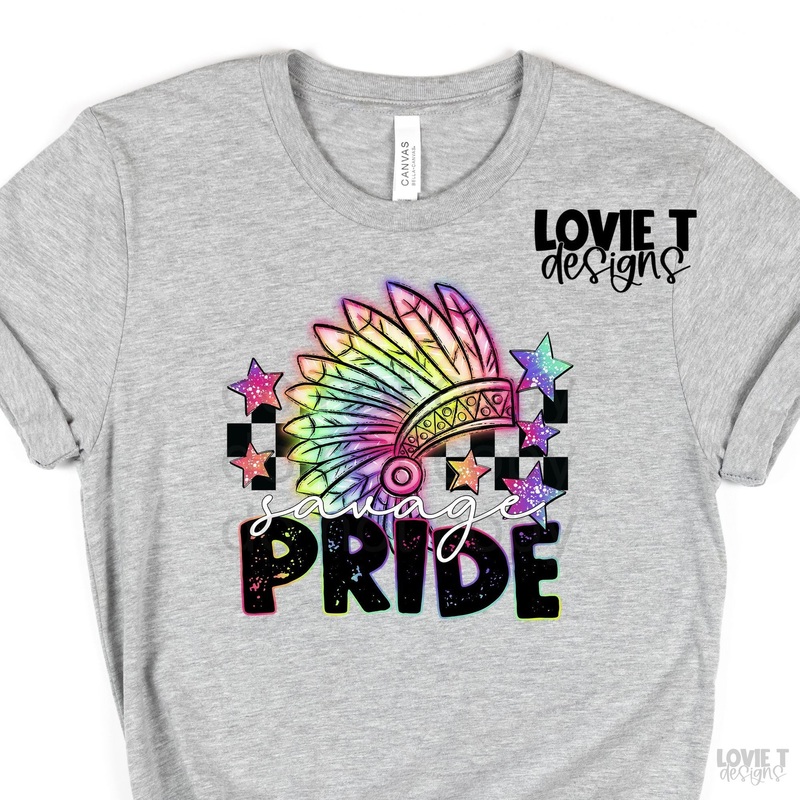 Savage Neon Lights Mascot|Pocket 3.5″-4″|Infant|Toddler|Youth 8.5|Adult 11″|Adult 12″