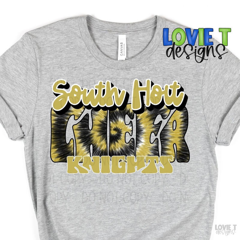 South Holt Knights Cheer Tie Dye