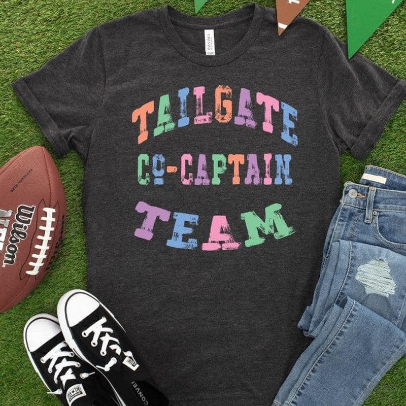 Tailgate Team Co Captain|Pocket 3.5″-4″|Infant|Toddler|Youth 8.5|Adult 11″|Adult 12″