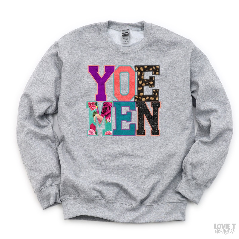 Yoemen Faux Applique|Pocket 3.5″-4″|Infant|Toddler|Youth 8.5|Adult 11″|Adult 12″