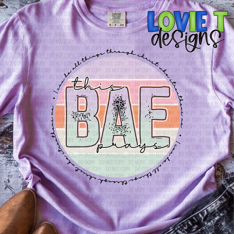 This Bae Prays|Pocket 3.5″-4″|Infant|Toddler|Youth 8.5|Adult 11″|Adult 12″