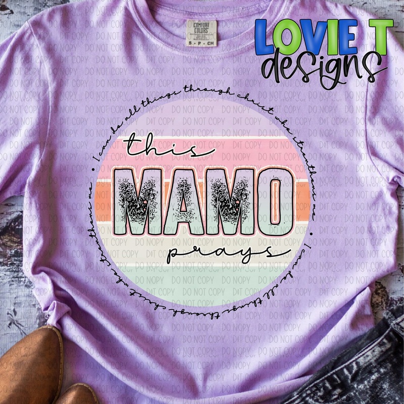 This Mamo Prays|Pocket 3.5″-4″|Infant|Toddler|Youth 8.5|Adult 11″|Adult 12″