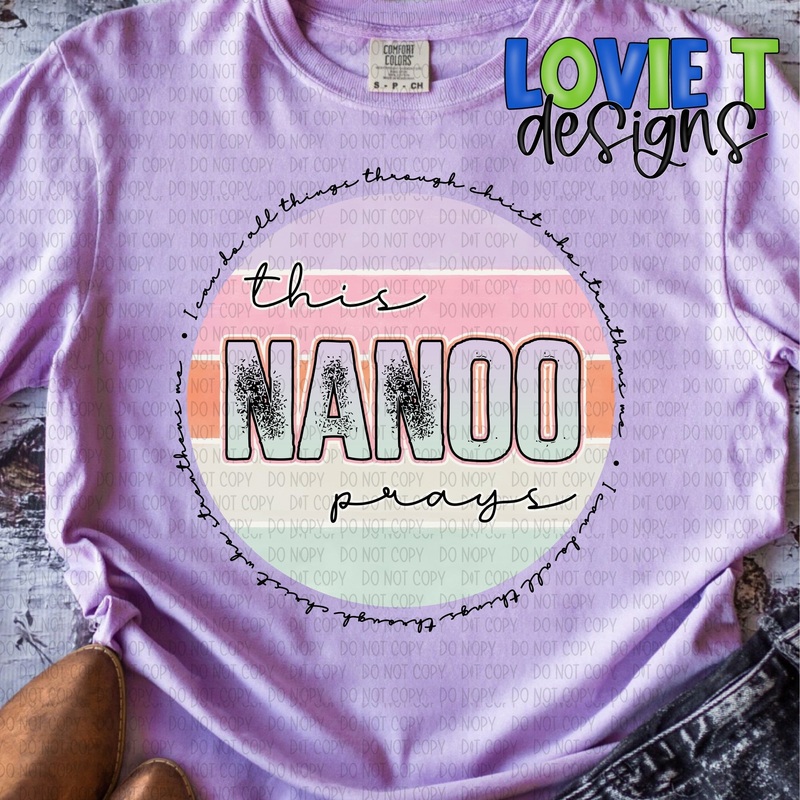 This Nanoo Prays|Pocket 3.5″-4″|Infant|Toddler|Youth 8.5|Adult 11″|Adult 12″