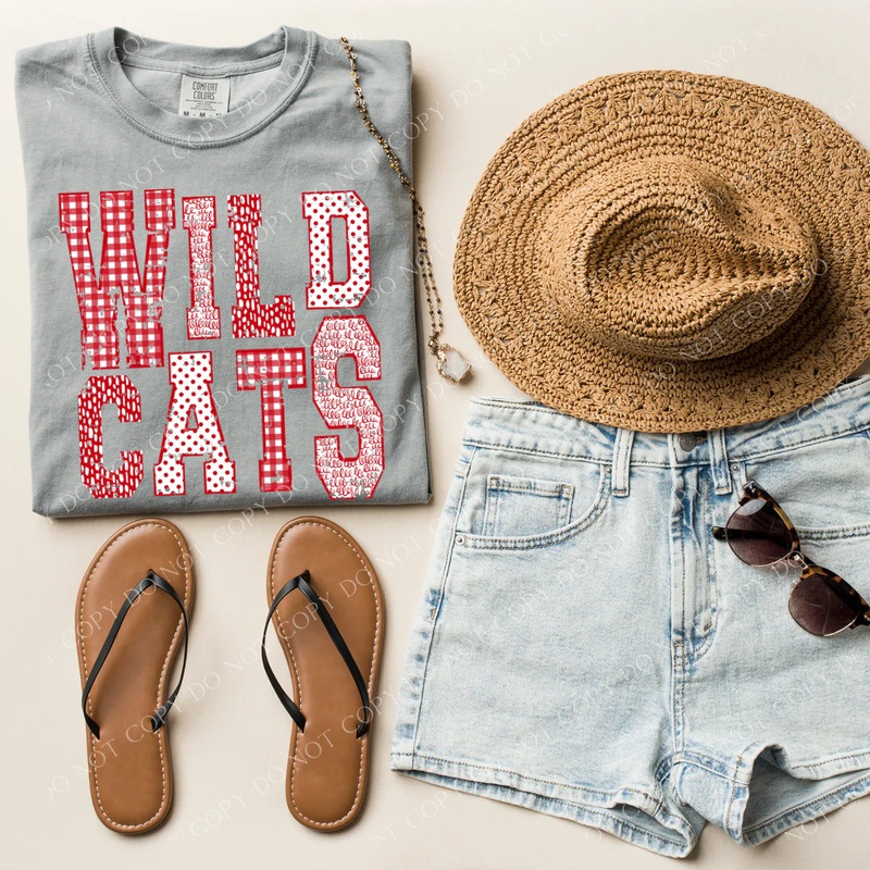 Wildcats Red-White Multi Patterns