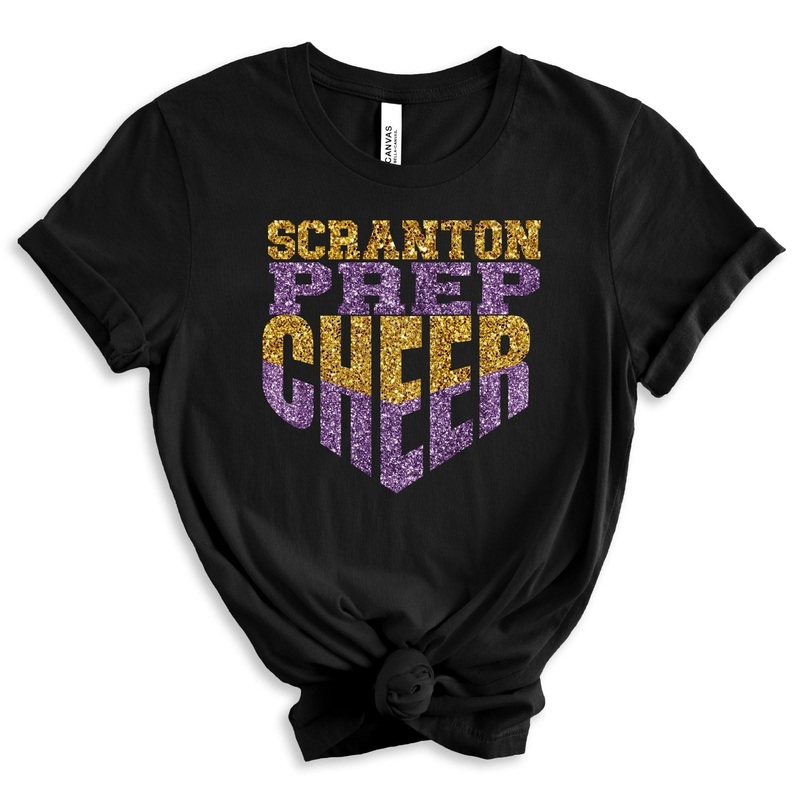 Scranton Prep Cheer|Pocket 3.5″-4″|Infant|Toddler|Youth 8.5|Adult 11″|Adult 12″