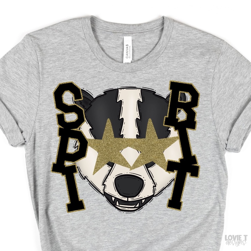 Starry Badger Gold|Pocket 3.5″-4″|Infant|Toddler|Youth 8.5|Adult 11″|Adult 12″