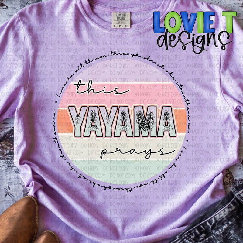 This Yayama Prays|Pocket 3.5″-4″|Infant|Toddler|Youth 8.5|Adult 11″|Adult 12″