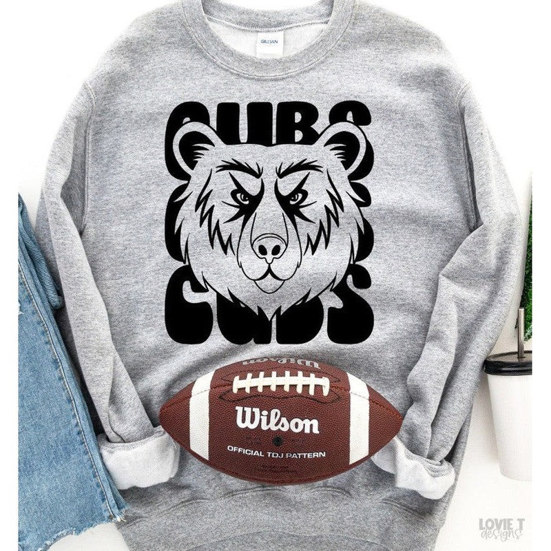 Stacked Cubs|Pocket 3.5″-4″|Infant|Toddler|Youth 8.5|Adult 11″|Adult 12″