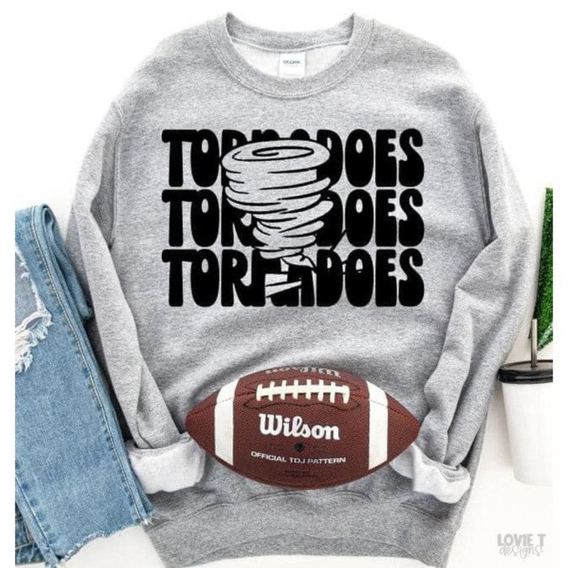 Tornadoes Stacked|Pocket 3.5″-4″|Infant|Toddler|Youth 8.5|Adult 11″|Adult 12″