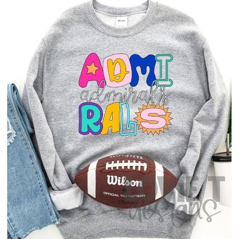 Admirals Funky Fun|Pocket 3.5″-4″|Infant|Toddler|Youth 8.5|Adult 11″|Adult 12″
