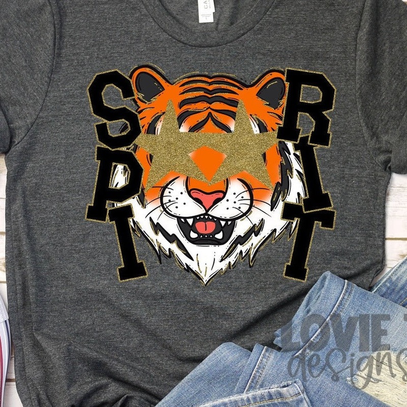 Tiger Spirit Gold Starry Eyed|Pocket 3.5″-4″|Infant|Toddler|Youth 8.5|Adult 11″|Adult 12″