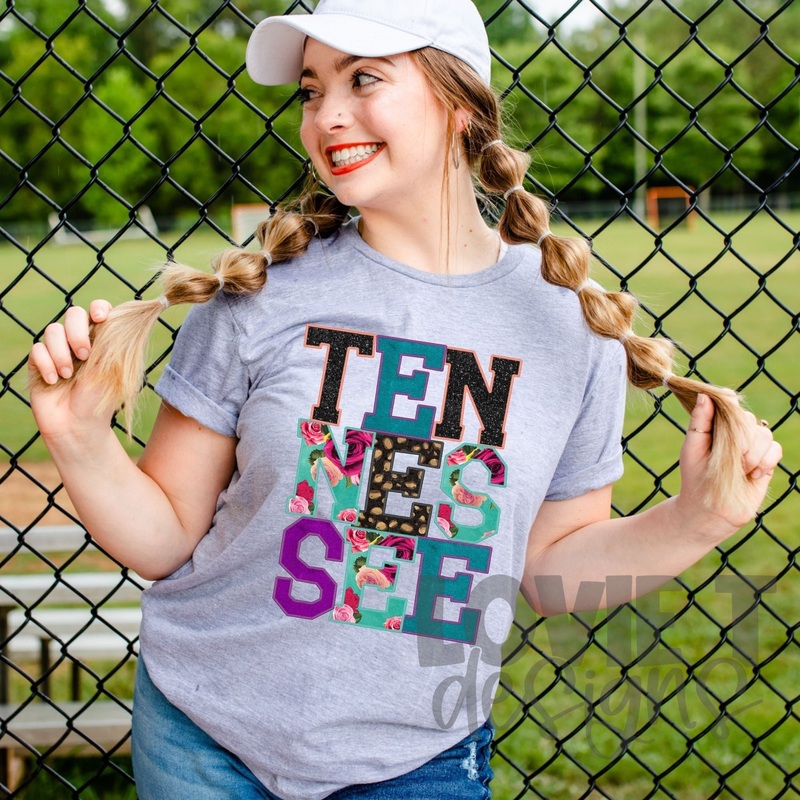 Tn Faux Applique|Pocket 3.5″-4″|Infant|Toddler|Youth 8.5|Adult 11″|Adult 12″