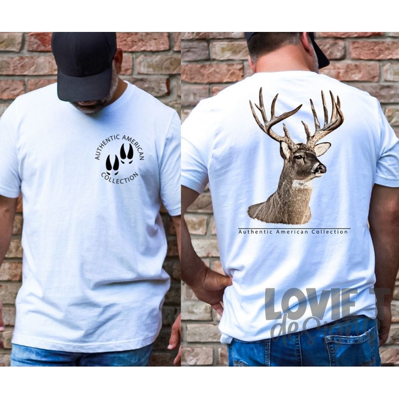 Authentic Deer Front + Oversized Back