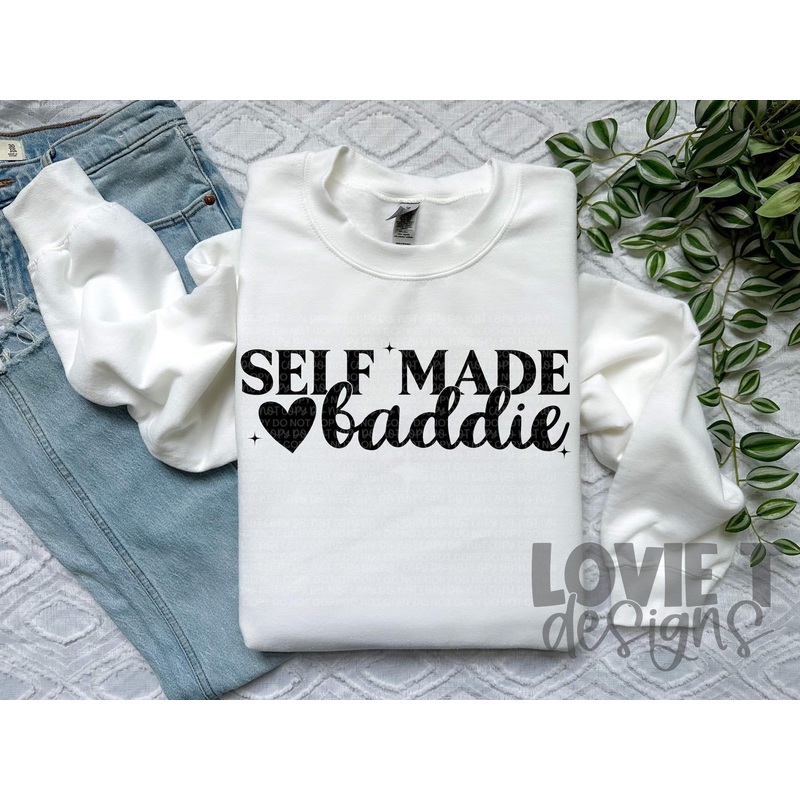 Self Made Baddie|Pocket 3.5″-4″|Infant|Toddler|Youth 8.5|Adult 11″|Adult 12″