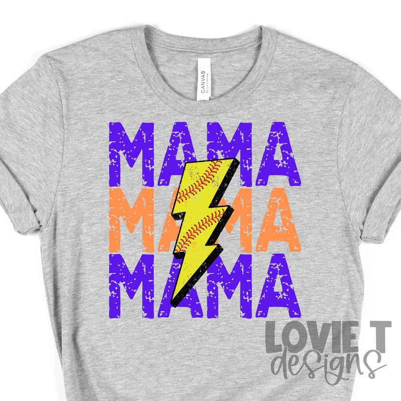 Stacked Mama Softball|Pocket 3.5″-4″|Infant|Toddler|Youth 8.5|Adult 11″|Adult 12″