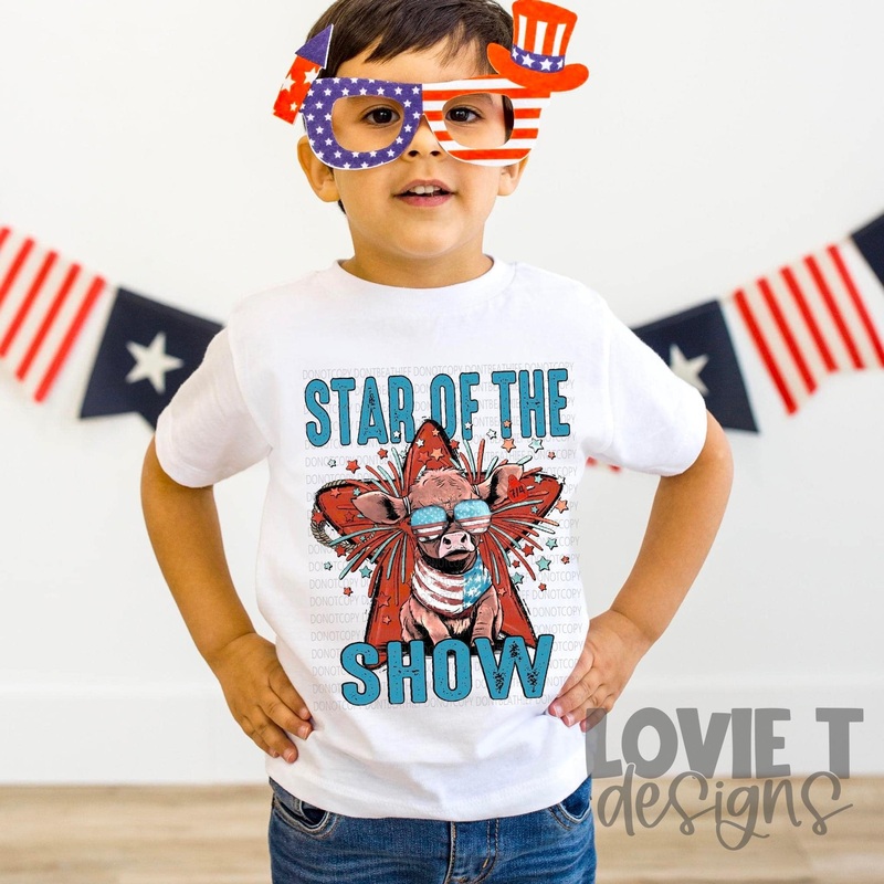 Star Of The Show|Pocket 3.5″-4″|Infant|Toddler|Youth 8.5|Adult 11″|Adult 12″