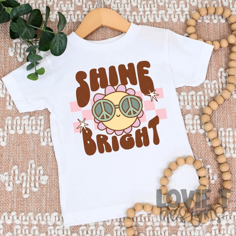 Shine Bright|Pocket 3.5″-4″|Infant|Toddler|Youth 8.5|Adult 11″|Adult 12″