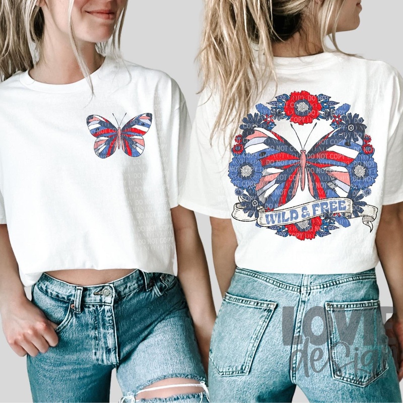 Wild & Free|Front + Back