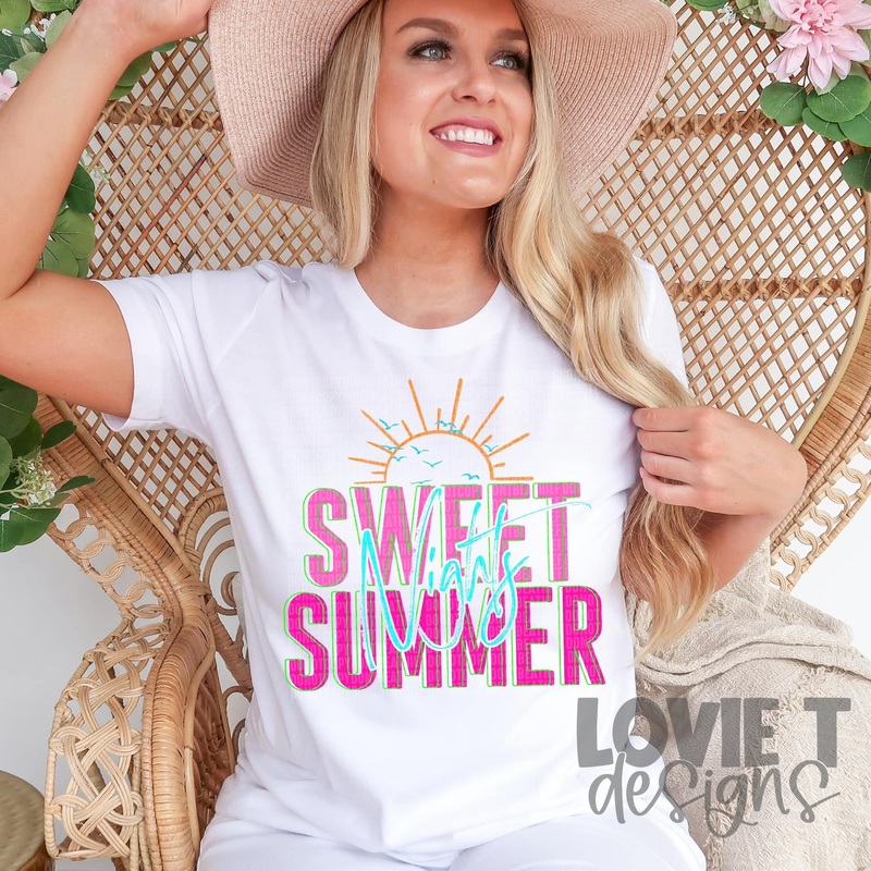 Sweet Summer Nights|Pocket 3.5″-4″|Infant|Toddler|Youth 8.5|Adult 11″|Adult 12″