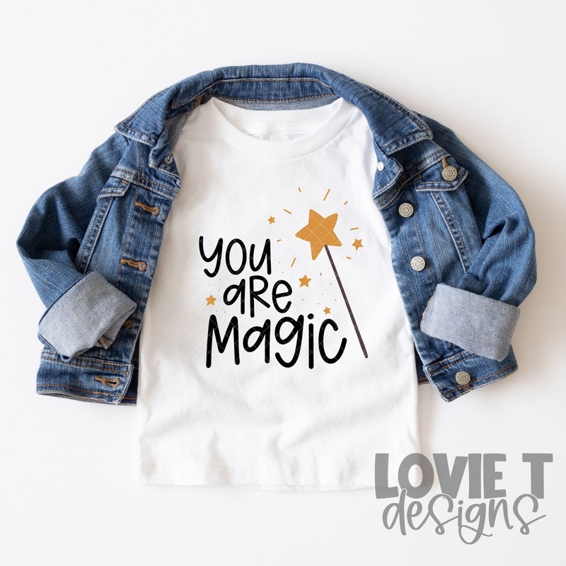 You Are Magic|Pocket 3.5″-4″|Infant|Toddler|Youth 8.5|Adult 11″|Adult 12″