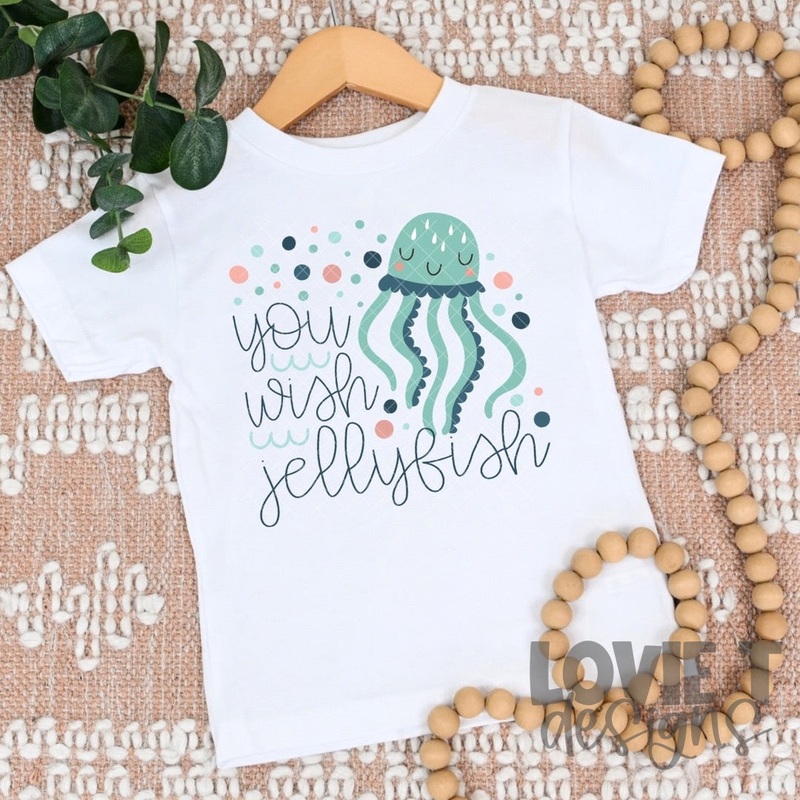 You Wish Jellyfish|Pocket 3.5″-4″|Infant|Toddler|Youth 8.5|Adult 11″|Adult 12″