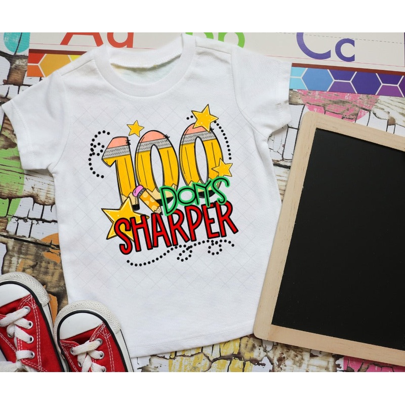 100 DAYS SHARPER|Pocket|Infant|Toddler|Youth|Adult 11″|Adult 12″
