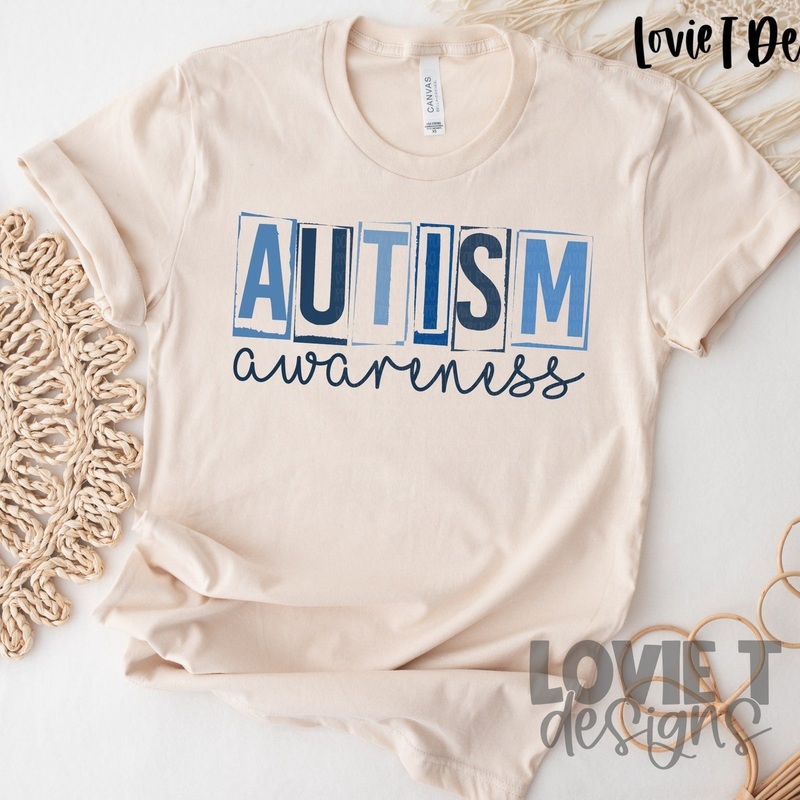Autism Awareness Blue|Pocket 3.5″-4″|Infant|Toddler|Youth 8.5|Adult 11″|Adult 12″