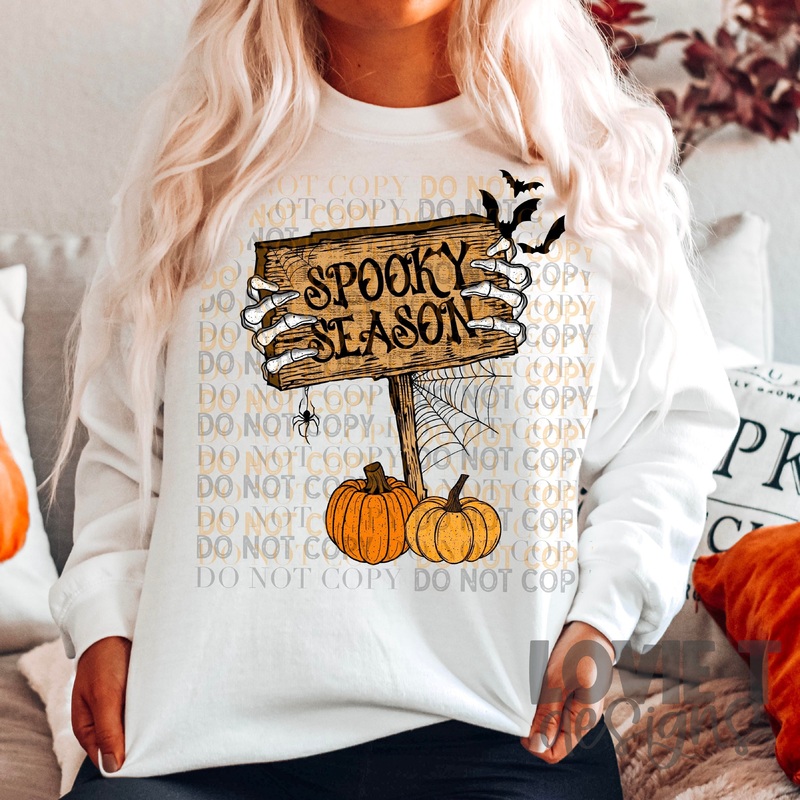 Spooky Season Sign|Pocket|Infant|Toddler|Youth|Adult 11″|Adult 12″
