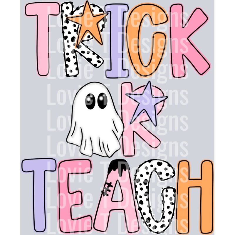 TRICK OR TEACH|Pocket 4″|Infant 6″|Toddler 7″|Youth 8.5″|Adult 11″|Adult 12″