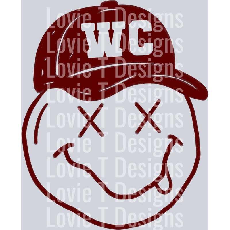 WC SMILEY|Pocket 4″|Infant 6″|Toddler 7″|Youth 8.5″|Adult 11″|Adult 12″