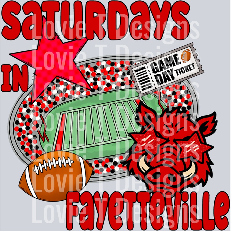 SATURDAYS IN FAYETTEVILLE PREPPY