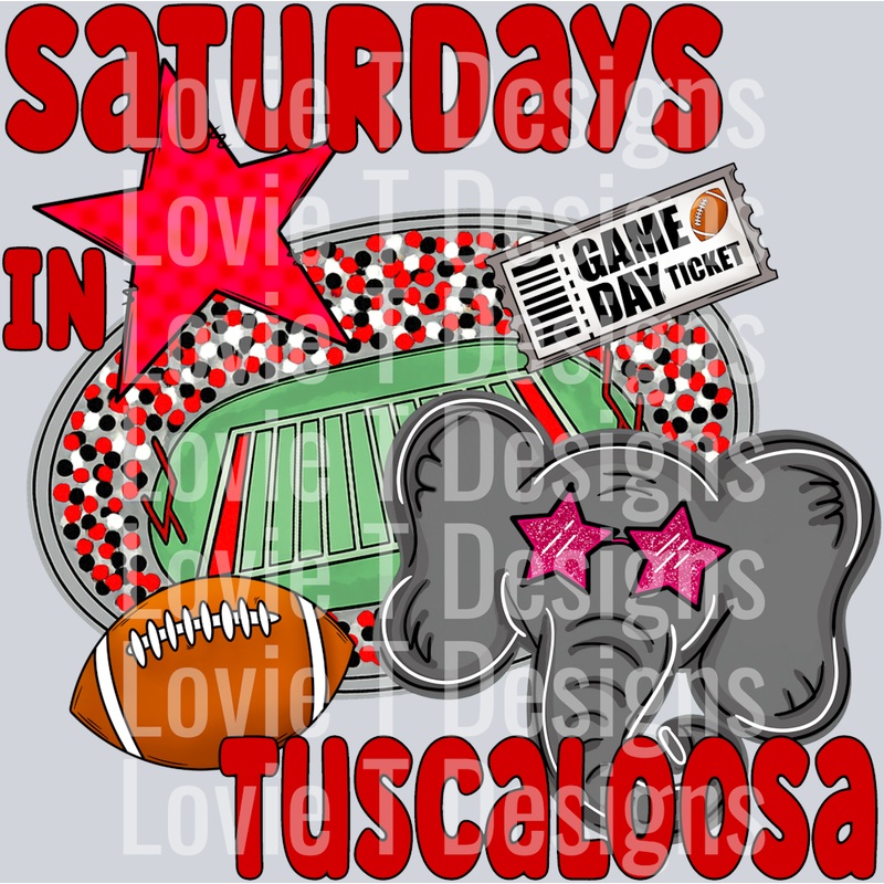 SATURDAYS IN TUSCALOOSA PREPPY