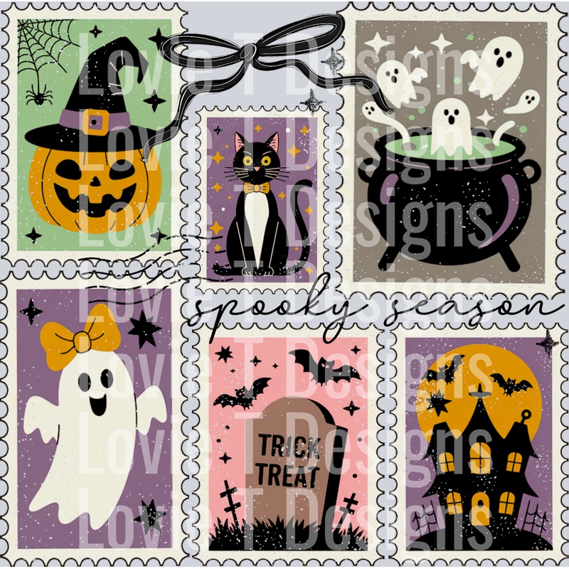SPOOKY SEASON|Pocket 4″|Infant 6″|Toddler 7″|Youth 8.5″|Adult 11″|Adult 12″