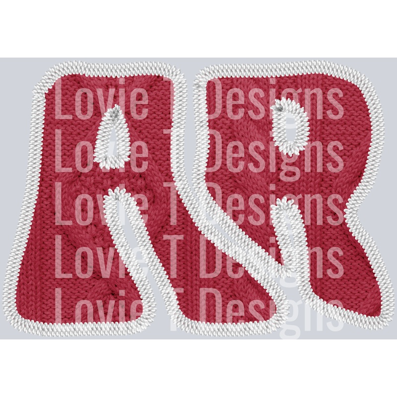 AR SWEATER PATCH EMBROIDERY|Pocket 4″|Infant 6″|Toddler 7″|Youth 8.5″|Adult 11″|Adult 12″