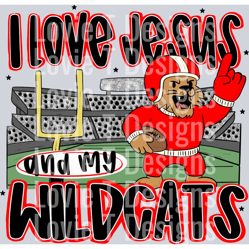 WILDCATS RED|Pocket 4″|Infant 6″|Toddler 7″|Youth 8.5″|Adult 11″|Adult 12″